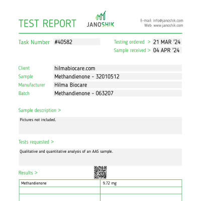 Methandienone ( Dbol ) Manufacturer: Hilma Biocare Pack: 100 tabs/bottle ( 10mg/tab )