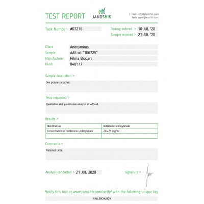 Boldenone / EQ