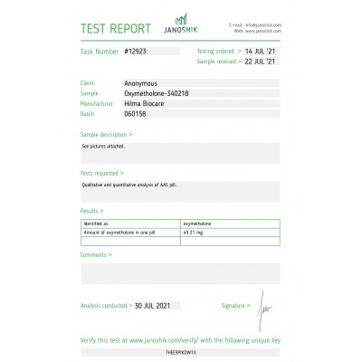 Oxymetholone / Anadrol